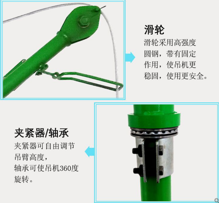 滑轮、夹紧器、轴承