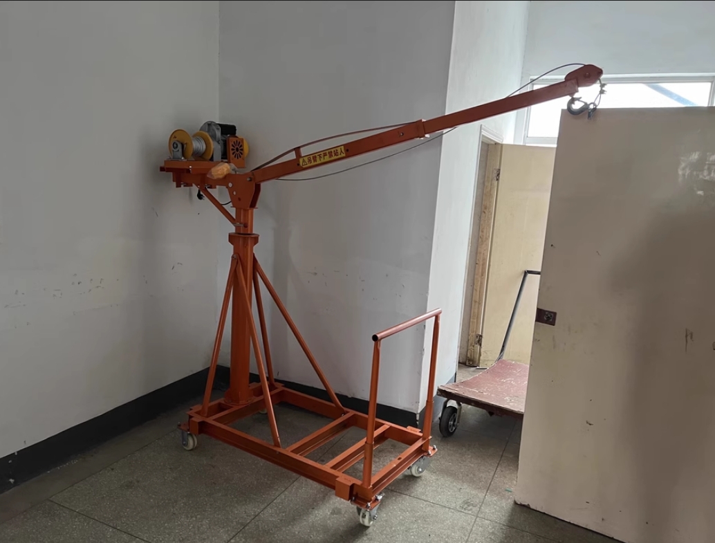 手推移动式折叠小型吊机