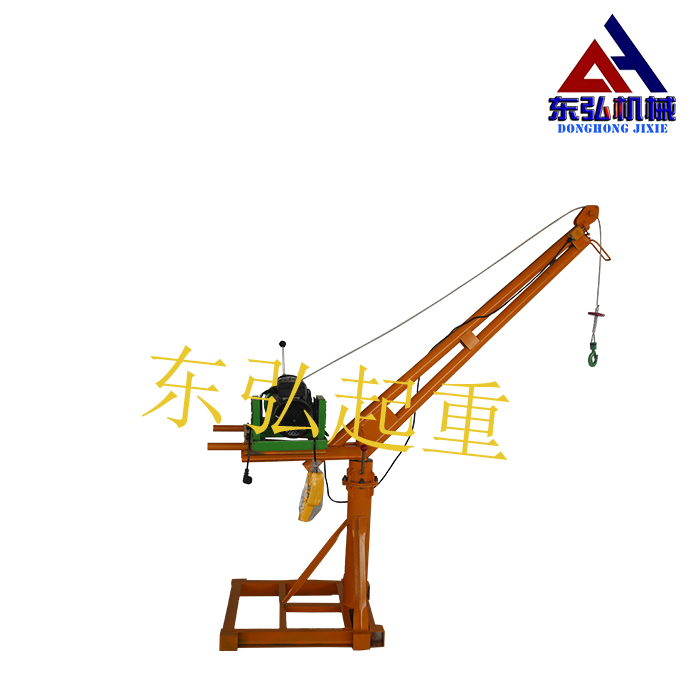 东弘起重，便携式吊运机是一种性能###、应用极为广泛的小型机械设备，它适用于高层建筑的吊运作业，诸如各种建筑材料，各种装潢材料的吊运