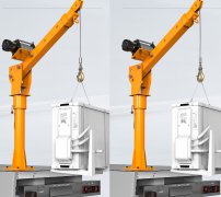 0.5吨1吨车载悬臂吊包安装吗？