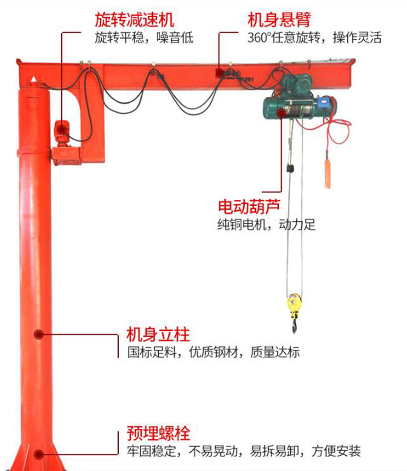 单臂吊起重机价格