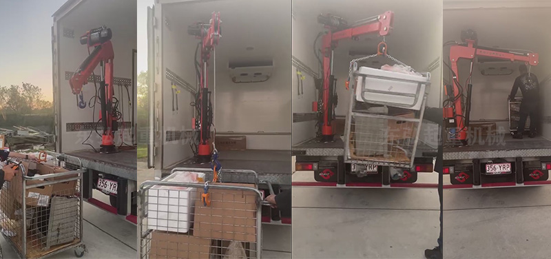 全电动液压车载吊机